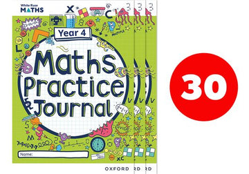 White Rose Maths Practice Journals Year 4 Workbooks: Pack of 30