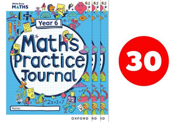 White Rose Maths Practice Journals Year 6 Workbooks: Pack of 30