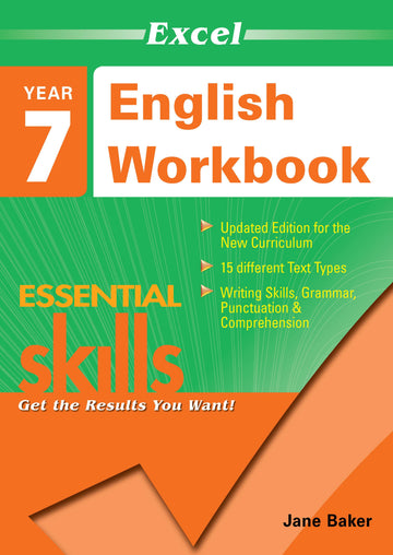 Excel Essential Skills: English Workbook Year 7