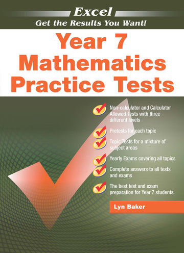 Excel Mathematics Practice Tests Year 7
