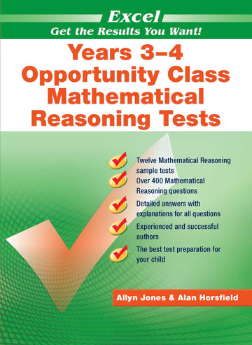 Excel Opportunity Class Mathematical Reasoning Tests Years 3&4
