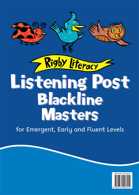 Rigby Literacy Emergent/Early/Fluent Listening Post Blackline Masters
