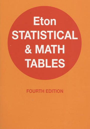 Eton Statistical and Maths Tables