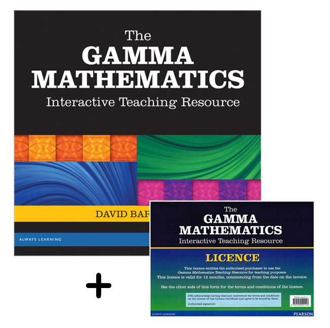 Gamma Mathematics Interactive Teaching Resource Pack (CD + Annual Licence)