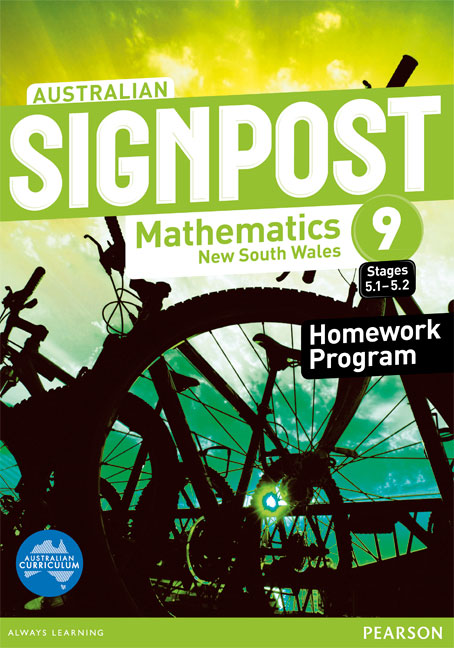 Australian Signpost Mathematics New South Wales  9 (5.1-5.2) Homework Program