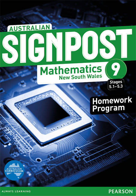 Australian Signpost Mathematics New South Wales  9 (5.1-5.3) Homework Program