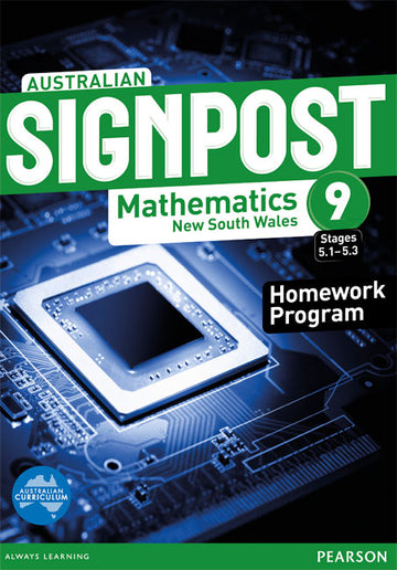 Australian Signpost Mathematics New South Wales  9 (5.1-5.3) Homework Program