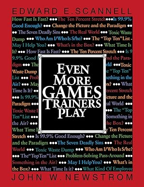Even More Games Trainers Play