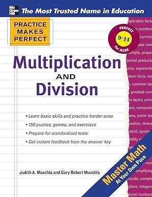 Practice Makes Perfect Multiplication and Division