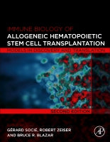Immune Biology of Allogeneic Hematopoietic Stem Cell Transplantation: Models in Discovery and Translation
