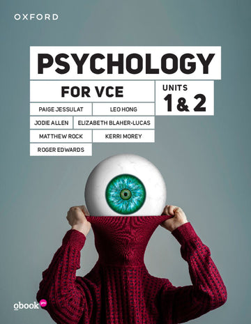 Psychology for VCE Unit 1 & 2 Student Book+obook pro