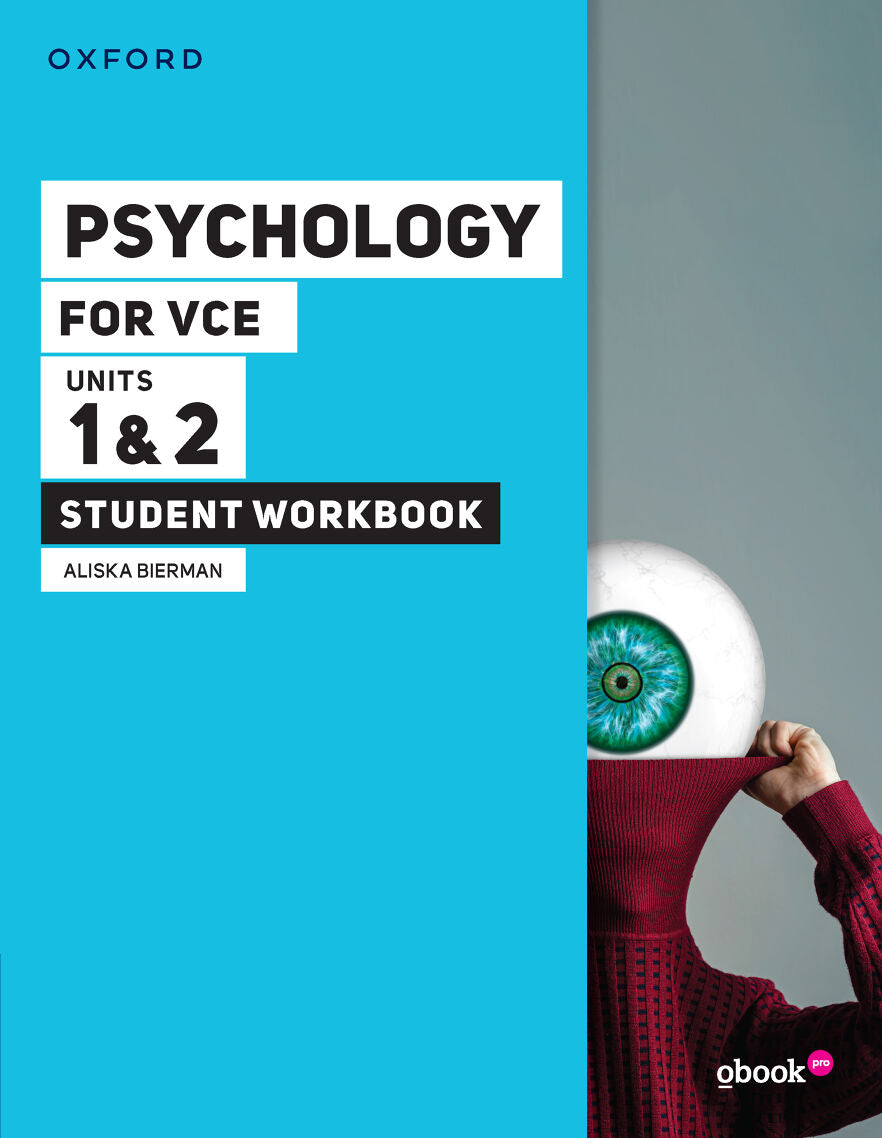 Psychology for VCE Units 1 & 2 Student Workbook+obook pro