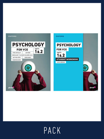 Psychology for VCE Units 1 & 2 Student pack (Student Book+Student Workbook)