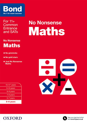 Bond Maths No Nonsense 5 to 6 years