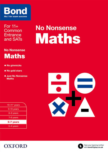 Bond Maths No Nonsense 6 to 7 years