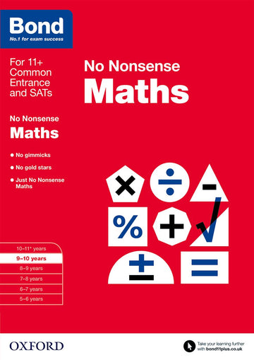 Bond Maths No Nonsense 9 to 10
