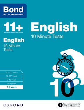 Bond 11 English 10 Minute Tests 7 to 8