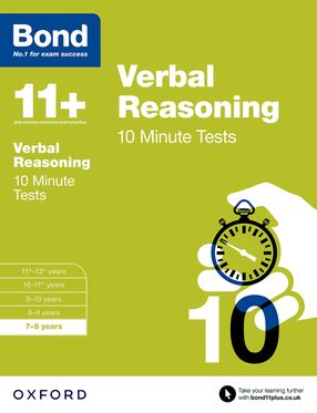 Bond 11 Verbal Reasoning 10 Minute Tests 7 to 8
