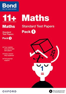 Bond 11 Maths Standard Test Papers Pack 1