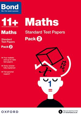 Bond 11 Maths Standard Test Papers Pack 2