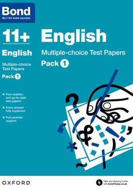 Bond 11 English Multiple Choice Test Papers 11 Pack 1
