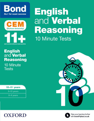Bond 11+: English & Verbal Reasoning 10 Mintue Tests 10-11 years