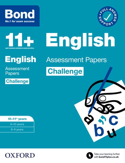 Bond 11+: Bond 11+ English Challenge Assessment Papers 10-11 years
