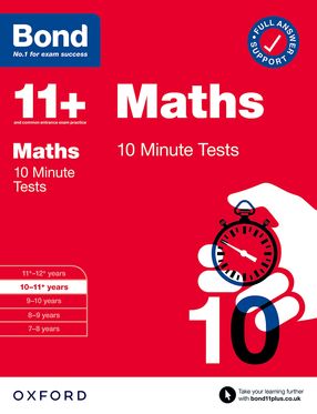 Bond 10 Minute Tests: Maths 10-11+