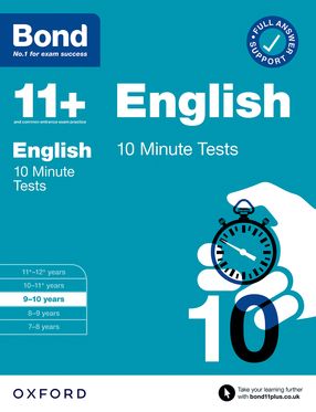 Bond 10 Minute Tests: English 9-10