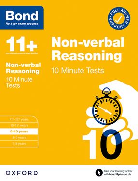 Bond 10 Minute Tests: Non-verbal Reasoning 9-10