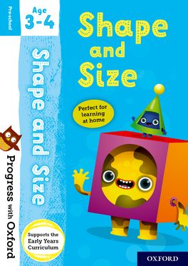 Progress With Oxford: Shape/Size Age 3-4 Book/Sticker