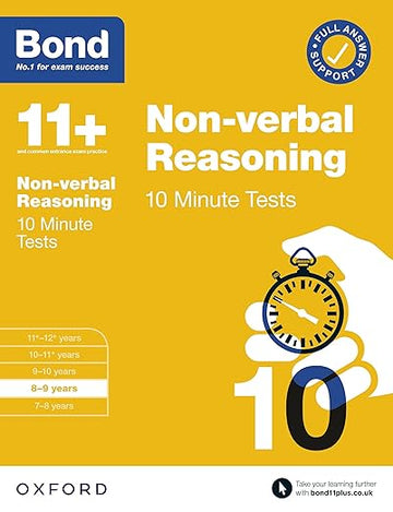 Bond 11+ 10 Minute Tests Non-Verbal Reasoning 8 9 Years
