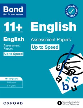 Bond English Up to Speed Assessment Papers 10-11yrs