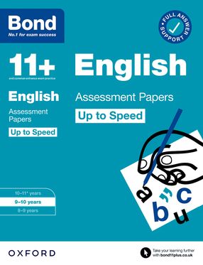 Bond English Up to Speed Assessment Papers 9-10yrs
