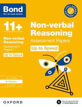 Bond Non-Verbal Reasoning Up to Speed Assessment Papers 9-10yrs