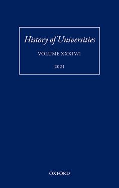 History of Universities XXXIV/1 A Global History of Research Education