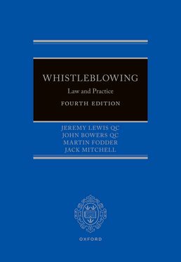 Whistleblowing Law and Practice