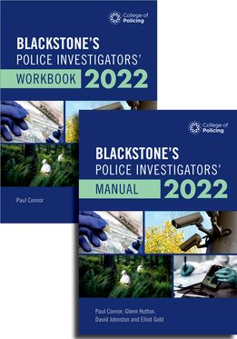 Blackstones Police Investigators Manual & Workbook 2022 Pack