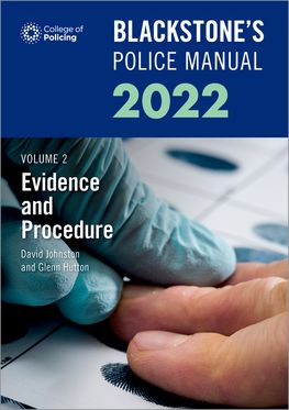 Blackstones Police Manuals V2:Evidence & Procedure 2022 24E Pol Paper
