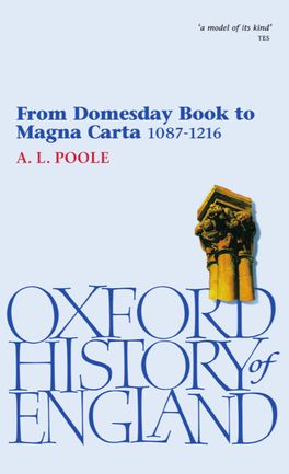 From Domesday Book to Magna Carta, 1087-1216