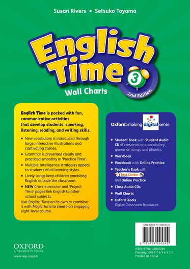 English Time 3 Wall Chart