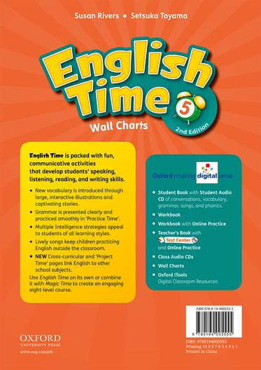 English Time 5 Wall Chart