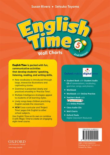 English Time 5 Wall Chart