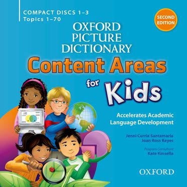Oxford Picture Dictionary for Kids Class Audio CD (4 Discs)
