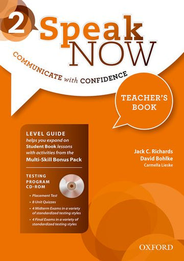 Speak Now 2 Teacher's Book, CD-ROM with Access Card Pack
