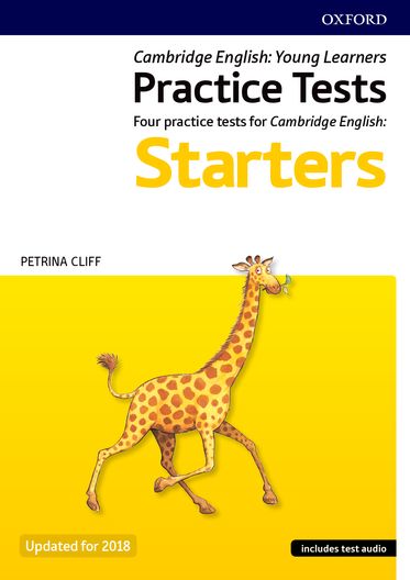 Cambridge English Young Learners Practice A1 Tests Starters Pack