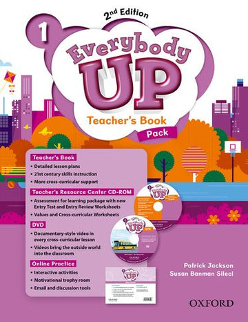 Everybody Up 1 Teachers Book with DVD & Online Practice Pack