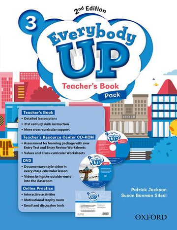 Everybody Up 3 Teachers Book with DVD and Online Practice Pack
