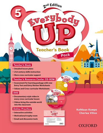 Everybody Up 5 Teachers Book with DVD and Online Practice Pack