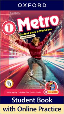 Metro Level 1 Student Book and Workbook with Online Practice